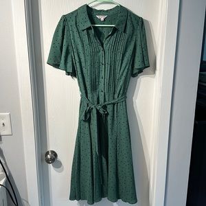 Green Polka Dot Nanette by Nanette Lepore Dress size 10